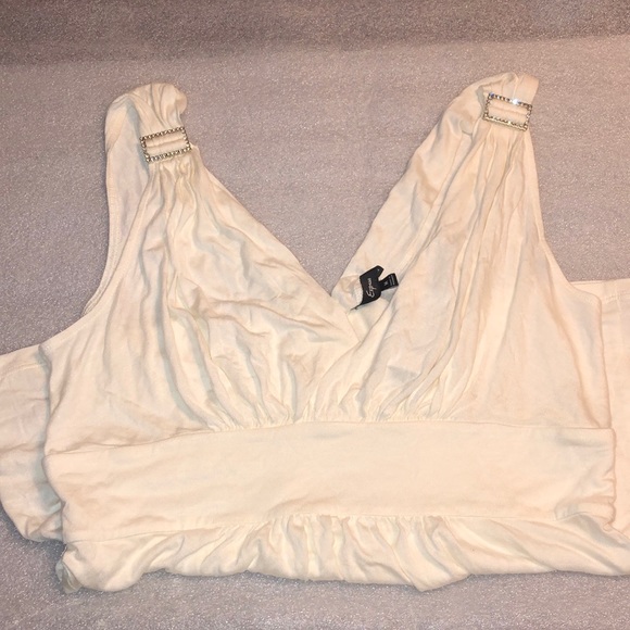 NWT Express Rhinestone Strap Tank - Picture 8 of 8